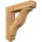Ekena Millwork Funston Arts and Crafts Rough Sawn Bracket w/ Offset Brace, Western Red Cedar, 8"W x 36"D x 36"H BKT0806X36X36FST03RWR - alternate 1